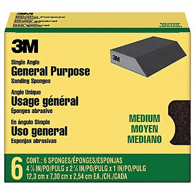 Single-Angle Sanding Sponge 4 7/8 L PK4