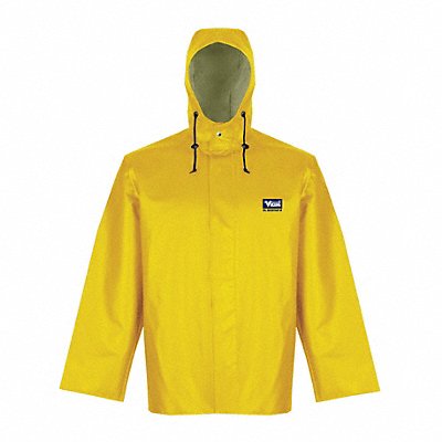 Hooded Rain Jacket Yellow 37 Chest Men S