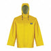 Hooded Rain Jacket Yellow 47 Chst Men XL