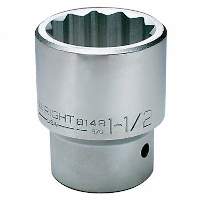 Socket 1 in Dr 3-1/8 in 12 Pt.
