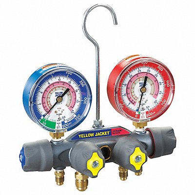 Mechanical Manifold Gauge Set 4-Valve