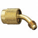 Quick Coupler Low Loss 1/4 In MxF 45 Deg