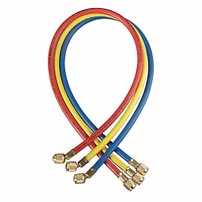 Manifold Hose Set 36 In Red Yellow Blue