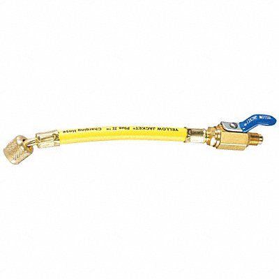 Charging/Vacuum Hose Low Loss 9 In Yel