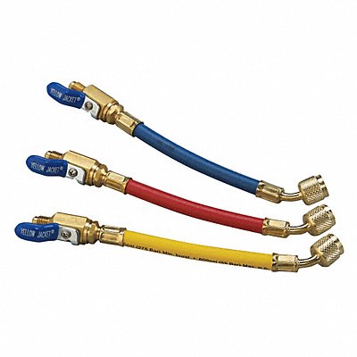 Manifold Hose Set 9 In Red Yellow Blue