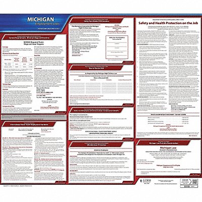 Labor Law Poster State Labor Law MI