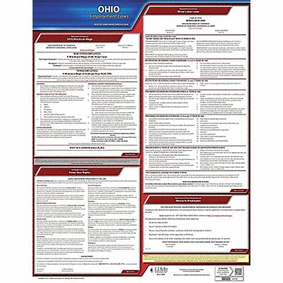 Labor Law Poster State Labor Law OH