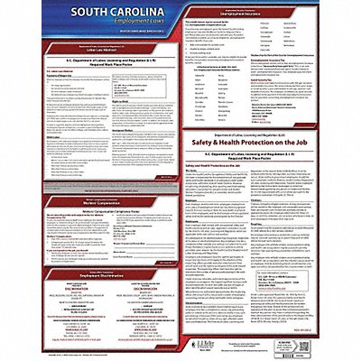 Labor Law Poster State Labor Law SC