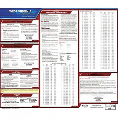 Labor Law Poster State Labor Law WV
