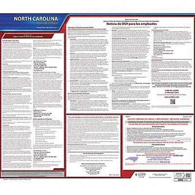 Labor Law Poster State Labor Law NC
