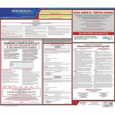 Labor Law Poster State Labor Law NM
