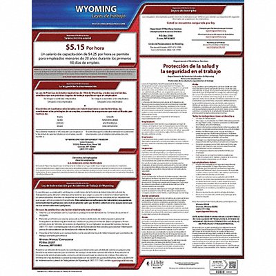 Labor Law Poster State Labor Law WY