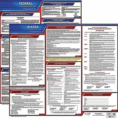 LaborLaw Poster Fed/STA AK ENG 20inH 1yr