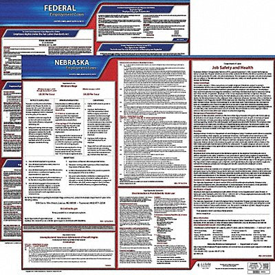 LaborLaw Poster Fed/STA NE ENG 20inH 3yr