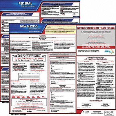 Labor Law Poster Kit NM English 27 in W