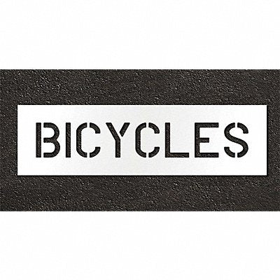 Pavement Stencil Bicycle 6 in