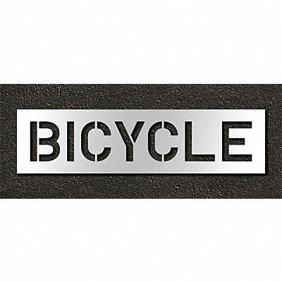 Pavement Stencil Bicycle 10 in