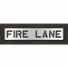 Pavement Stencil Fire Lane 10 in