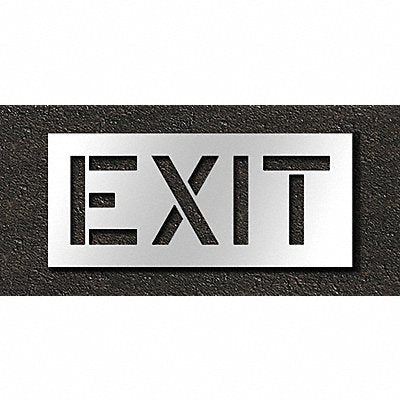 Pavement Stencil Exit 12 in