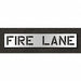 Pavement Stencil Fire Lane 12 in