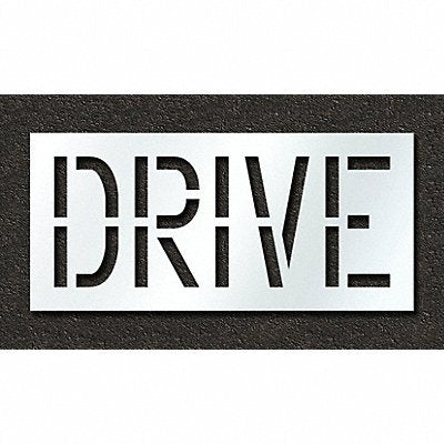 Pavement Stencil Drive 18 in