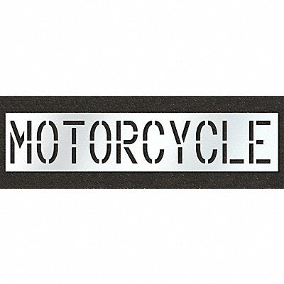 Pavement Stencil Motorcycle 18 in