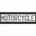 Pavement Stencil Motorcycle 18 in