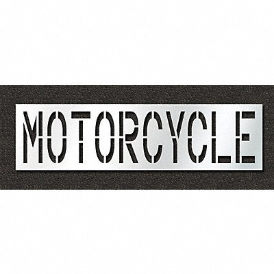 Pavement Stencil Motorcycle 24 in