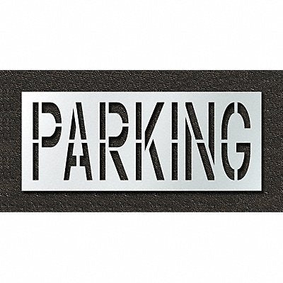 Pavement Stencil Parking 24 in