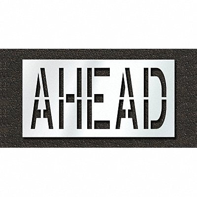 Pavement Stencil Ahead 24 in