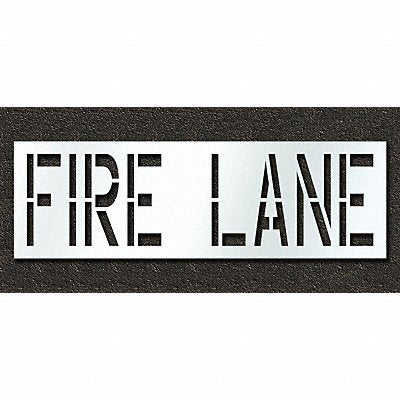 Pavement Stencil Fire Lane 24 in