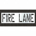 Pavement Stencil Fire Lane 24 in