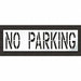 Pavement Stencil No Parking 24 in