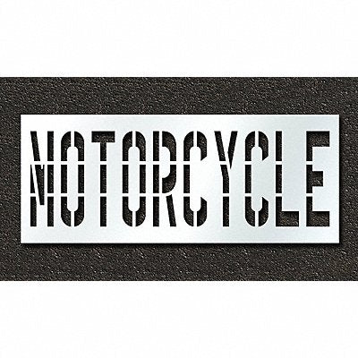 Pavement Stencil Motorcycle 36 in