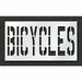 Pavement Stencil Bicycles 36 in