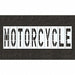 Pavement Stencil Motorcycle 48 in