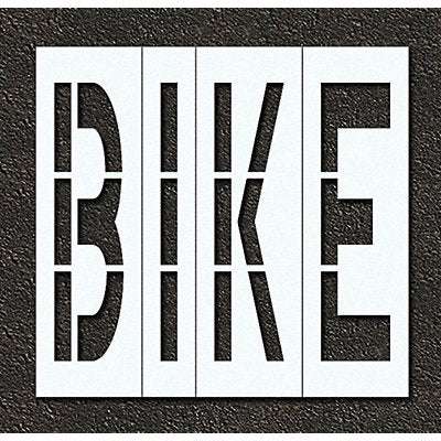 Pavement Stencil Bike 48 in