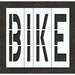 Pavement Stencil Bike 48 in