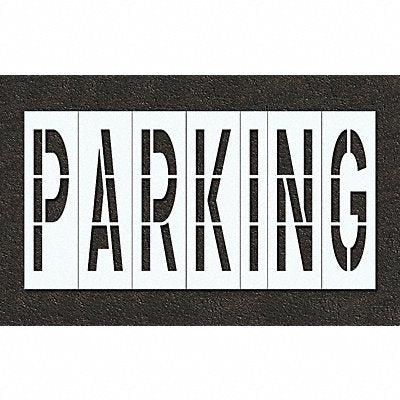 Pavement Stencil Parking 48 in