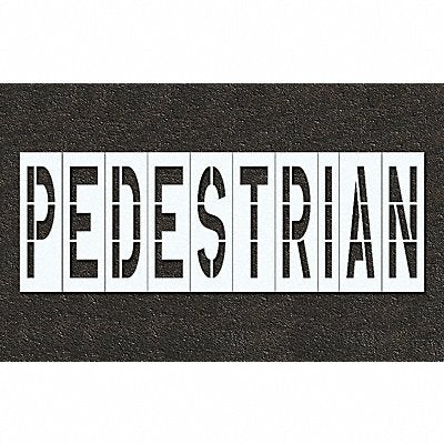 Pavement Stencil Pedestrian 48 in