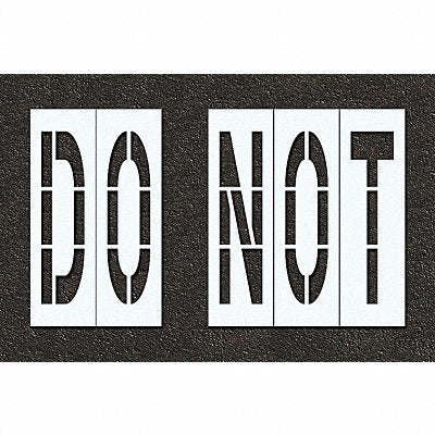 Pavement Stencil Do Not 48 in