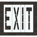 Pavement Stencil Exit 96 in