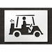 Golf Course Stencil Cart Logo 16 in