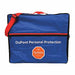 Tote Bag Blue Polyester Red Straps