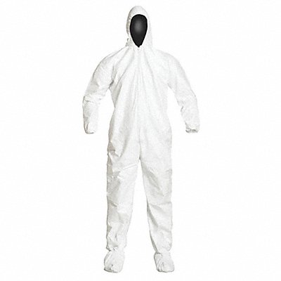 Coveralls 3XL Wht Tyvek IsoClean PK25