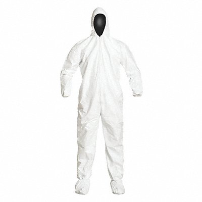 Coveralls 3XL Wht Tyvek IsoClean PK25