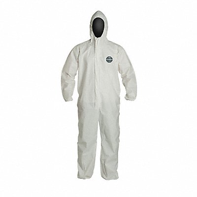 D2243 Coveralls 4XL Wht ProShield 60 PK25