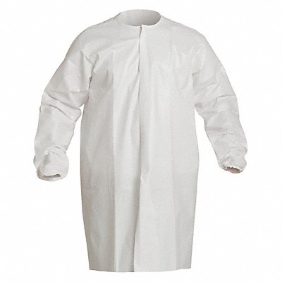 Disposable Frock White Snaps 2XL PK30