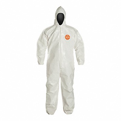 Coveralls 6XL Wht Tychem 4000 PK12