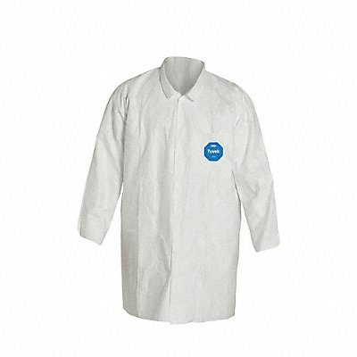 D2242 Lab Coat White Snaps 6XL PK30